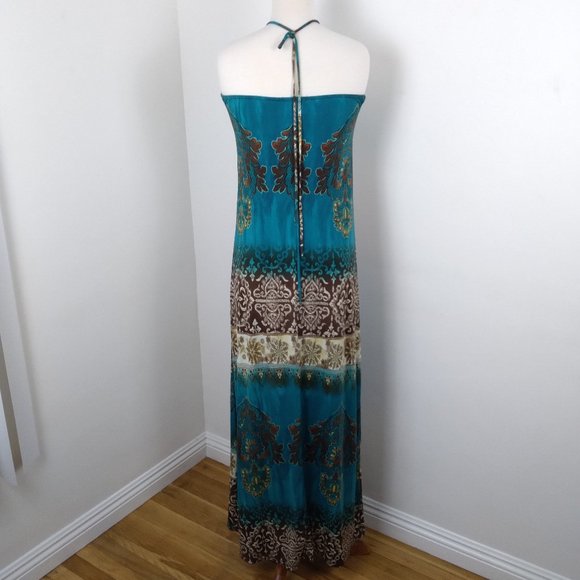 💥 EUC Halter Neck String Colorful Summer Dress, See Measurements - Picture 5 of 8